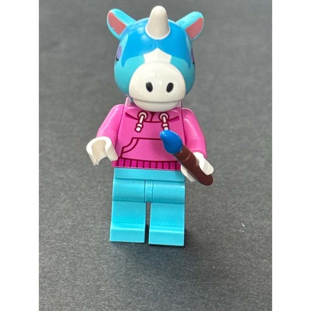 LEGO Animal Crossing Julian Minifigure with Paintbrush Horse Villager 77051